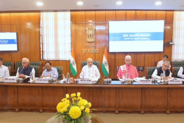 Union Home Minister Amit Shah Chairs High-Level Review Meeting on Jammu and Kashmir Security