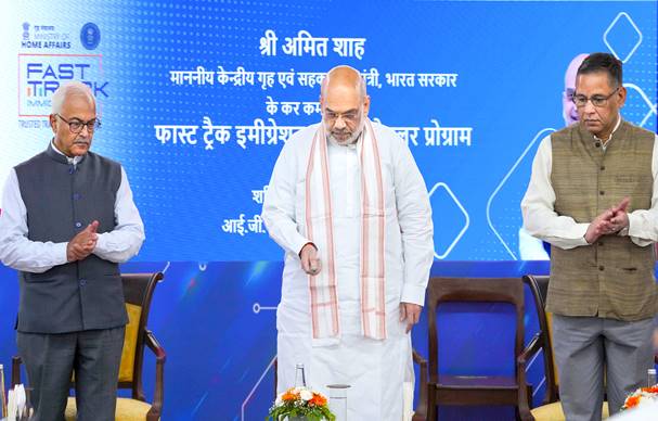 Amit Shah inaugurated the ‘Fast Track Immigration – Trusted Traveller Programme’ at Terminal-3 of Indira Gandhi International Airport, New Delhi