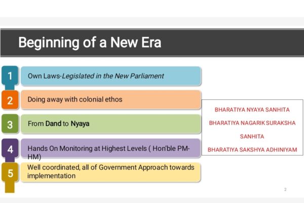 Ministry of Home Affairs Introduces Landmark Criminal Laws: A Paradigm Shift in India’s Justice System