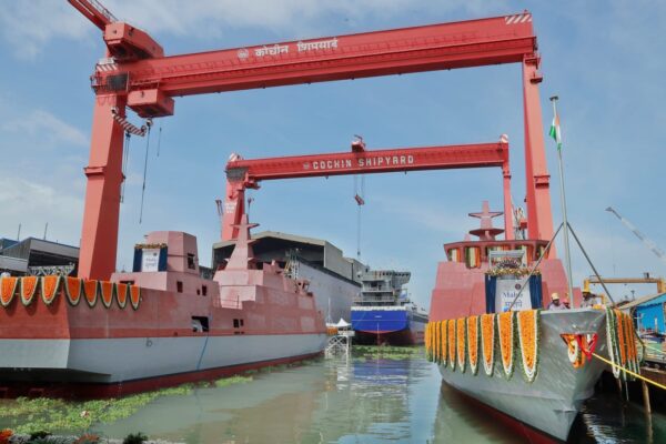 Malpe and Mulki: India’s Latest Indigenous Naval Assets Launched at Cochin Shipyard