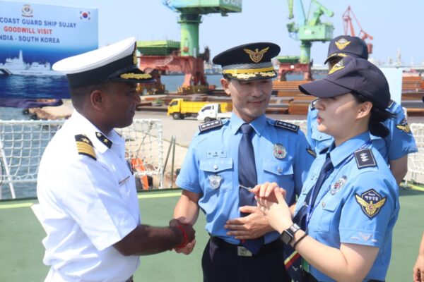 Maritime Cooperation on the High Seas: ICG Ship Sujay Meets South Korea’s KCG