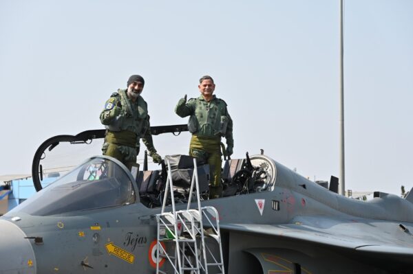 Indian Army and Indian Air Force Chief took the skies together.